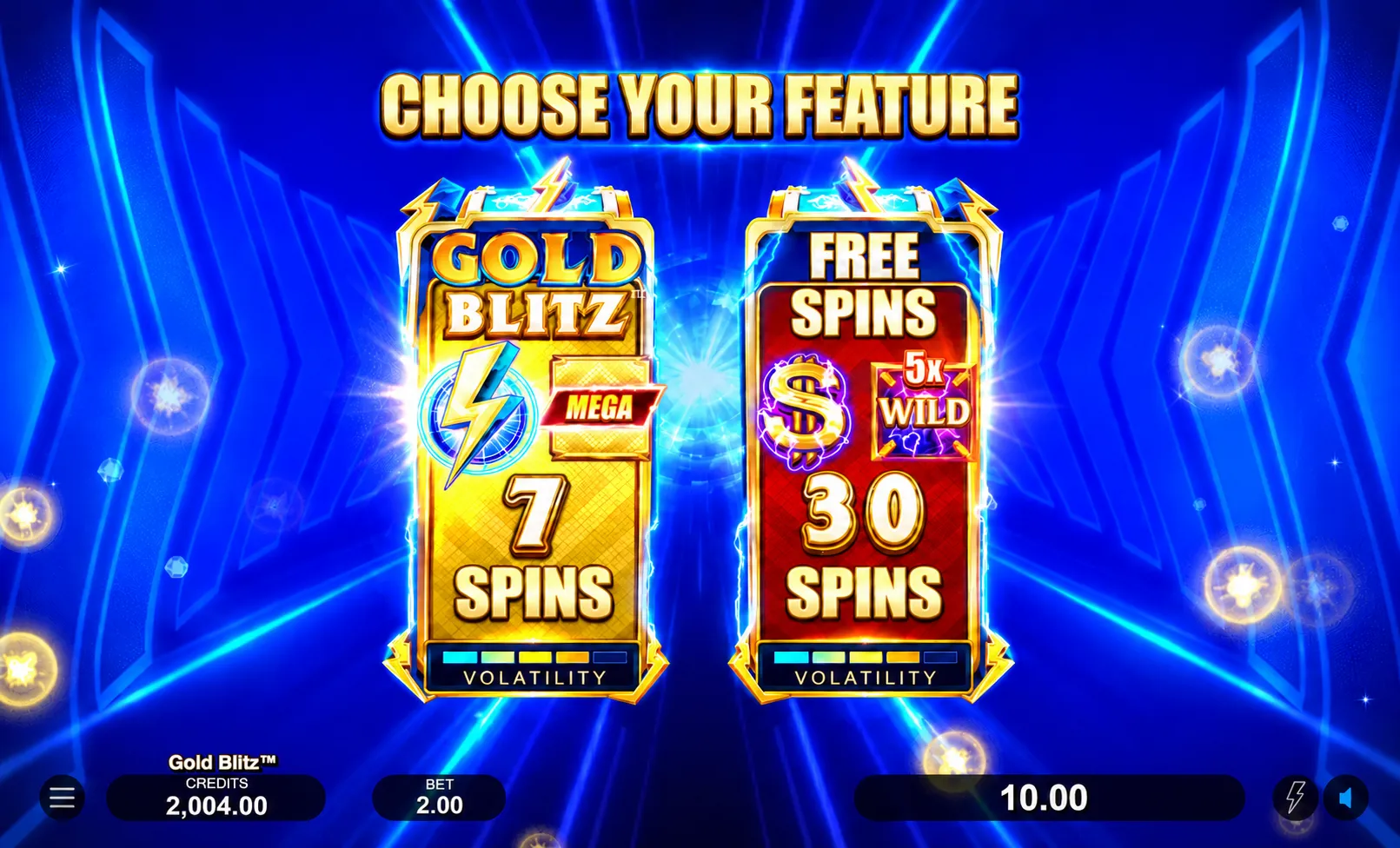 Blitz spins with a guaranteed collect in Gold Blitz bonus Blitz spins with a guaranteed collect in Gold Blitz